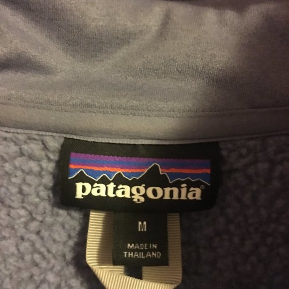 Purple Patagonia Women's Better Sweater 1/4 Zip - Picture 4 of 4